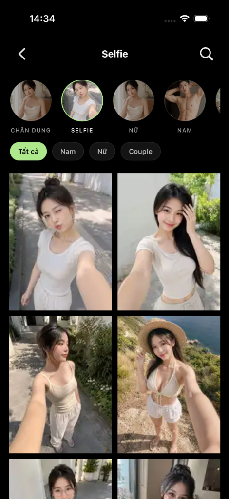 Gallery Pose Pro thật